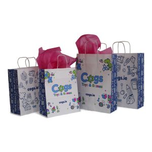 Express Custom Twist Paper Bags With Your Logo